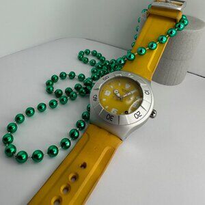 Swatch Watch Scuba 200 Yellow Squid YDS4018 Vintage 2003